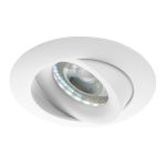 Noxion Recessed Spot Flox MR16 Tiltable White | Cutout 70mm - GU10 Socket Noxion Recessed Spot Flox MR16 Tiltable White | Cutout 70mm - GU10 Socket