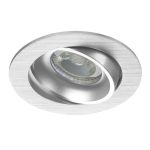 Noxion Recessed Spot Vision MR16 Tiltable Aluminium | Cutout 69mm - GU10 Socket Noxion Recessed Spot Vision MR16 Tiltable Aluminium | Cutout 69mm - GU10 Socket