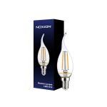 Noxion Lucent LED E14 Bent-tip Candle Filament Clear 2.5W 250lm - 827 Extra Warm White | Replaces 25W Noxion Lucent LED E14 Bent-tip Candle Filament Clear 2.5W 250lm - 827 Extra Warm White | Replaces 25W