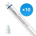 Multipack 10x Philips LED Tube T8 MASTER (EM Mains) High Output 12.5W 2100lm - 840 Cool White | 120cm - Replaces 36W Multipack 10x Philips LED Tube T8 MASTER (EM Mains) High Output 12.5W 2100lm - 840 Cool White | 120cm - Replaces 36W