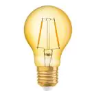 Osram Vintage 1906 LED E27 Pear Filament Gold 2.5W 220lm - 824 Extra Warm White | Replaces 25W
