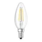 Osram Classic LED E14 Candle Filament Clear 4W 470lm - 827 Extra Warm White | 3 Step Dim - Replaces 40W