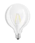 Ledvance  Classic LED E27 Globe Filament Clear 2.5W 250lm - 827 Extra Warm White | Replaces 25W