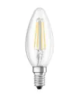 Ledvance  Classic LED E14 Candle Filament Clear 5.5W 806lm - 827 Extra Warm White | Replaces 60W