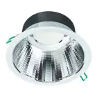 Philips LED Downlight Coreline DN142B Aluminium White 9.8W 1200lm 60D - 840 Cool White | Cutout 155mm - IP54 - UGR